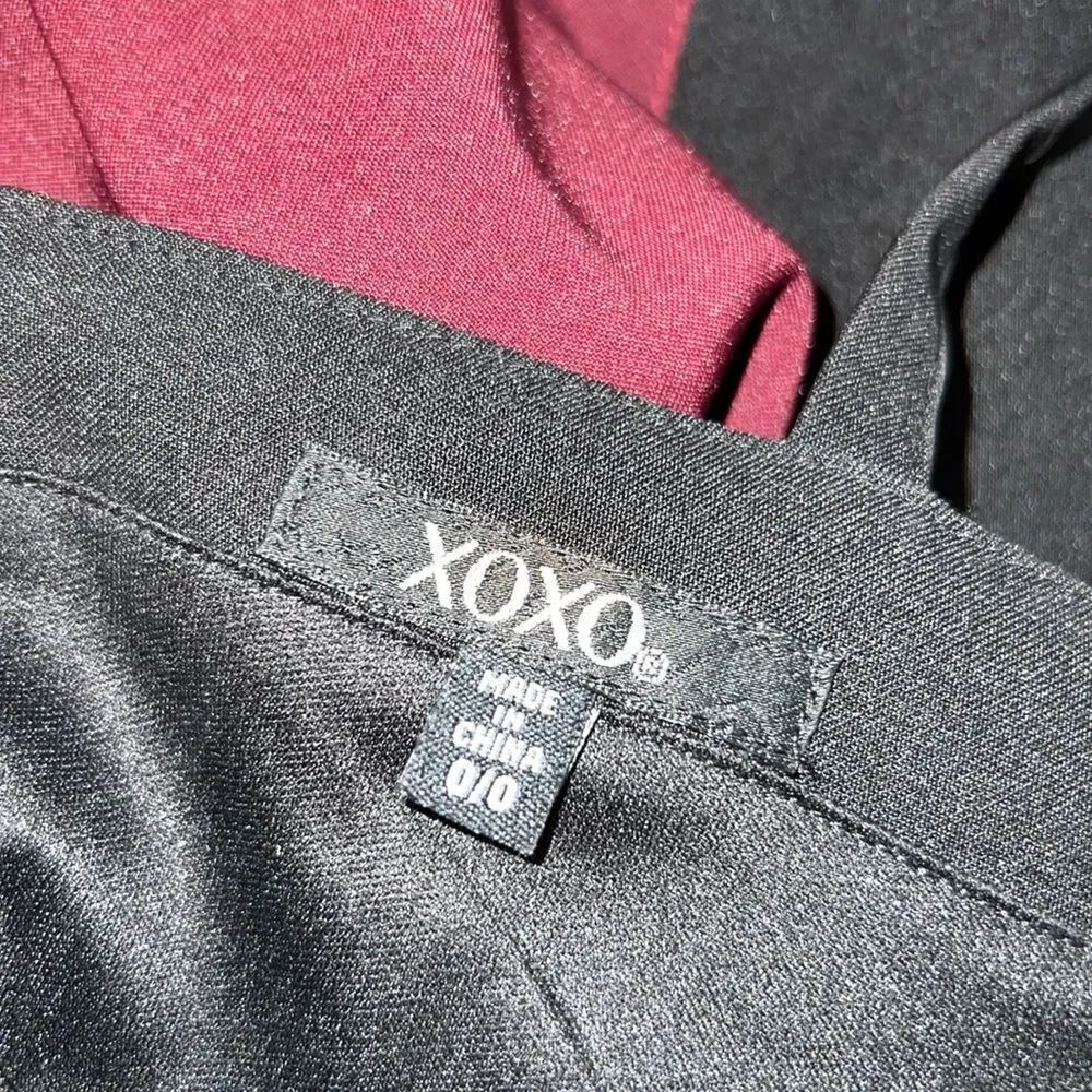 ✨ XOXO Burgundy Color-block Mini Dress✨ - Picture 5 of 5